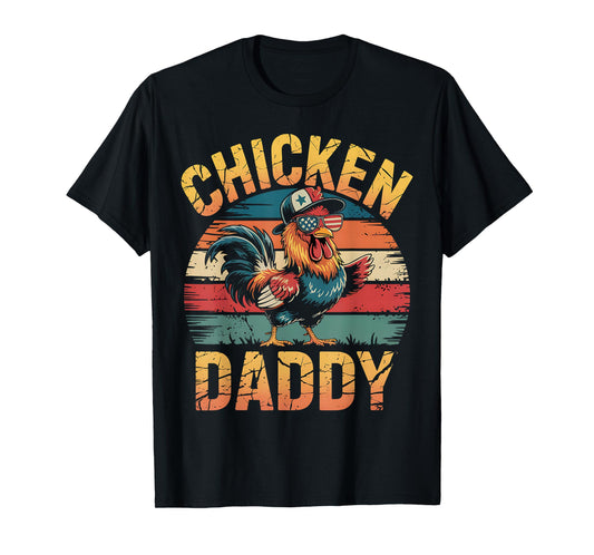 Chicken Daddy Funny Farmer For Men T-Shirt