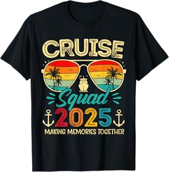 Cruise Squad 2025 Family Group Matching Summer Vacation T-Shirt