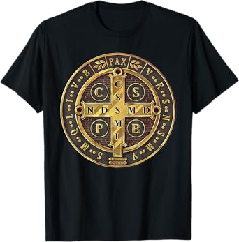 Catholic Saint Benedict Medal T-Shirt