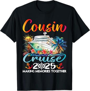 Cousins Cruise 2025 Cruising Cousins Vacation Trip Matching T-Shirt