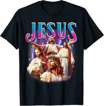 Jesus Funny Meme Christian God Faith Religious He Is Risen T-Shirt