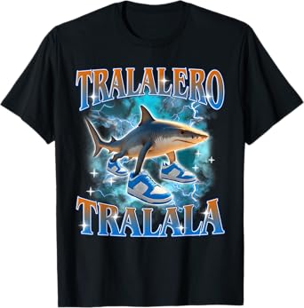 Tralalero Tralala Shark Meme Bootle T-Shirt