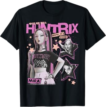 Kpop Demon Hunters Huntrix Mira How It's Done Retro Poster T-Shirt