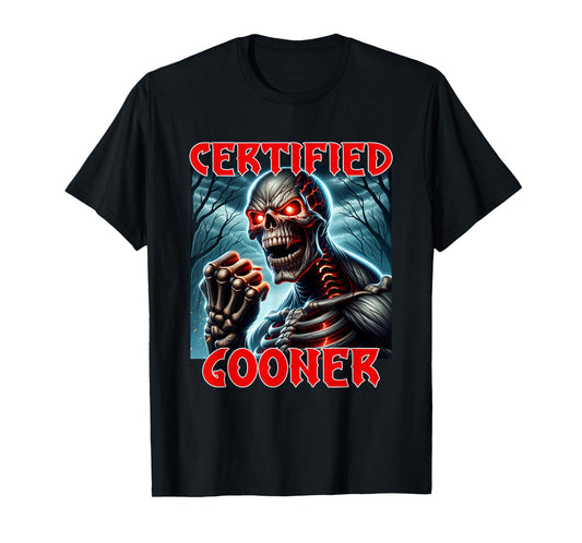 Certified Gooner I Paused My Gooning Sesh To Be Here Cringe T-Shirt