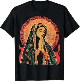 Christian The Virgin Mary Praying T-Shirt