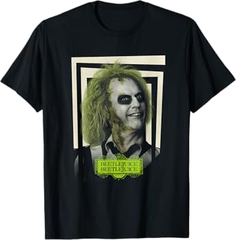 Beetlejuice Ghost with the Most Beetlejuice 2 Movie Poster T-Shirt