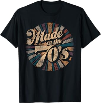 Retro Vintage 70s Party Design Made In The 70's T-Shirt