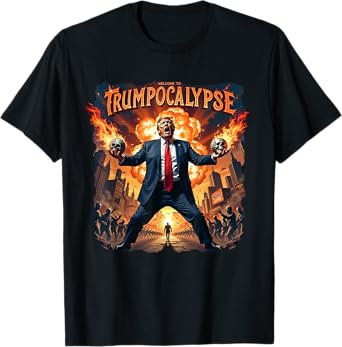 Welcome to Trump-ocalypse funny Donald Trump Halloween T-Shirt