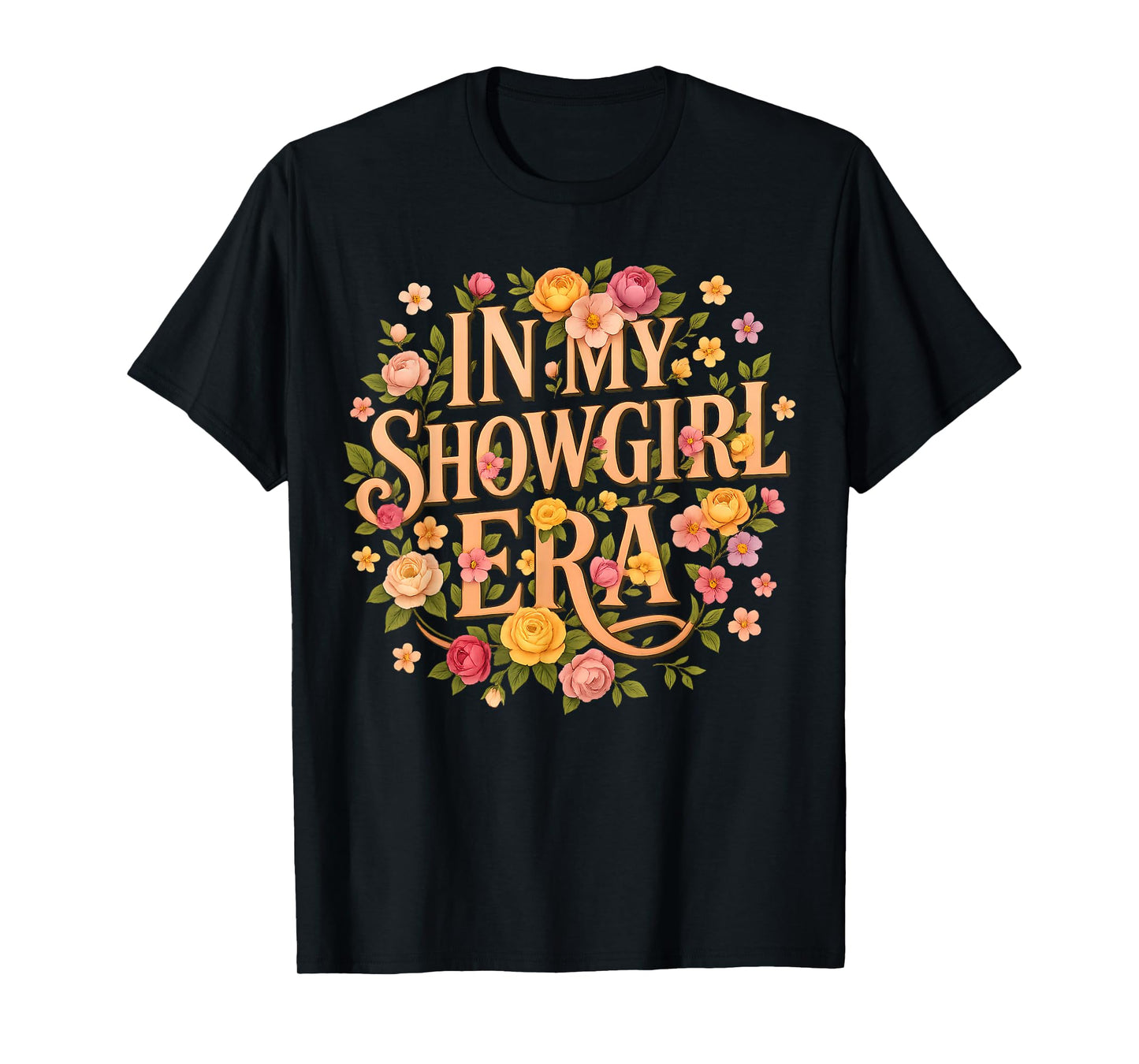 Grovy in My Show Girl Era Bling Floral T-Shirt