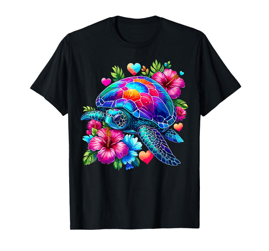 Hawaiian Sea Turtle Hawaii Vacation Beach Summer T-Shirt