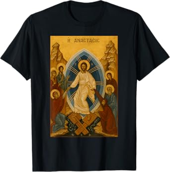 Resurrection of Jesus Christ - Christian Orthodox Icon T-Shirt