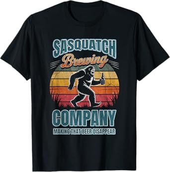Sasquatch Bigfoot Brewing Company Making That Beer Disappear T-Shirt