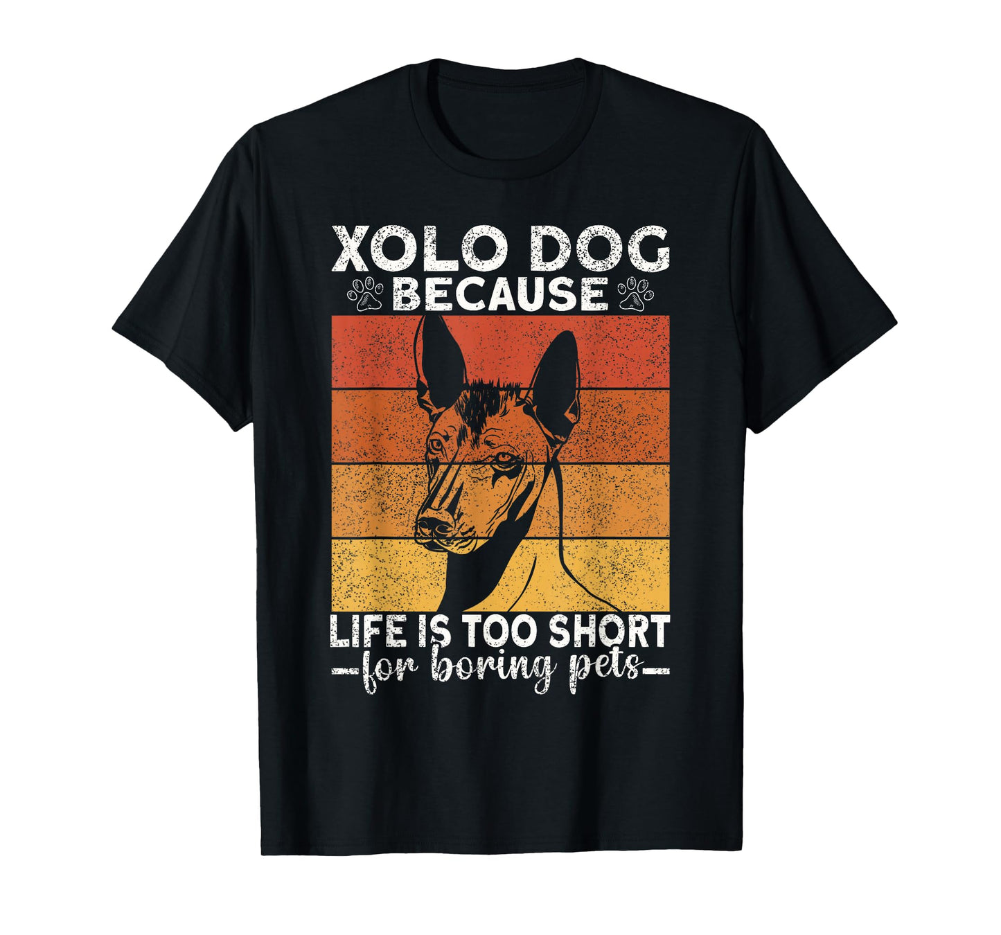 Xolo Dog Mexican Hairless Coated Lover Puppy Xoloitzcuintli T-Shirt