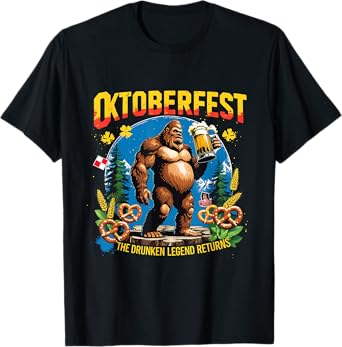 Oktoberfest Bigfoot The Drunken Legend Returns Beer Club T-Shirt
