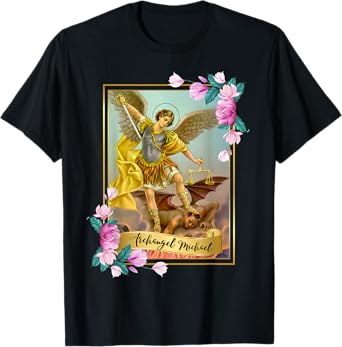 St Michael the Archangel - Protector Catholic Church Angel T-Shirt