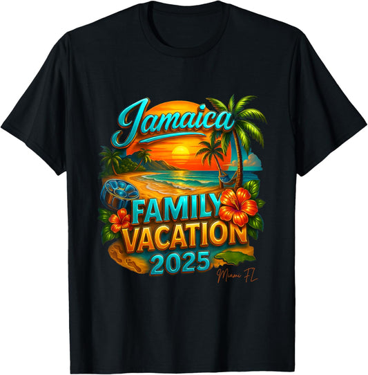 Jamaica Family Vacation 2025 Graphic print T-Shirt
