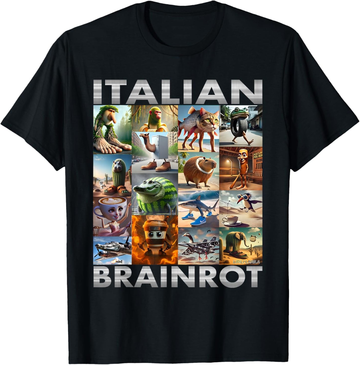 Brainrot Meme Italian Brain Rot Italian Brainrot T-Shirt