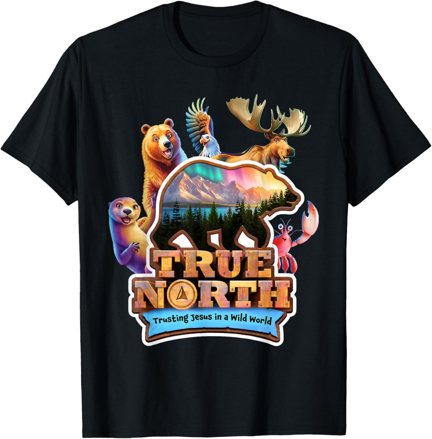 True North VBS 2025 Trusting Jesus Christian Camp T-Shirt
