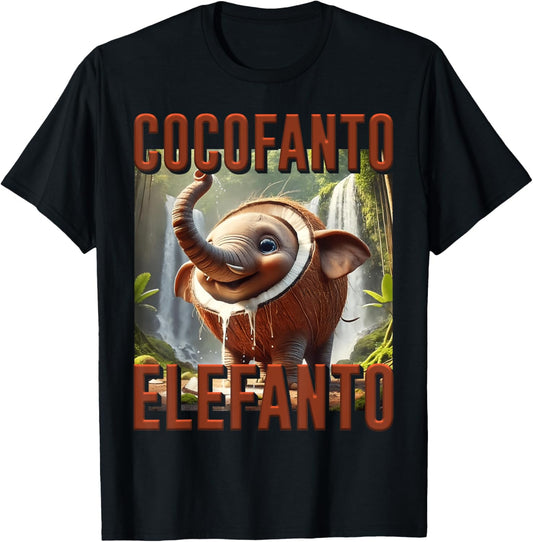 Cocofanto Elephanto Italian Brainrot Monsters AI Kids T-Shirt
