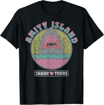 Jaws Amity Island Shark Tours T-Shirt