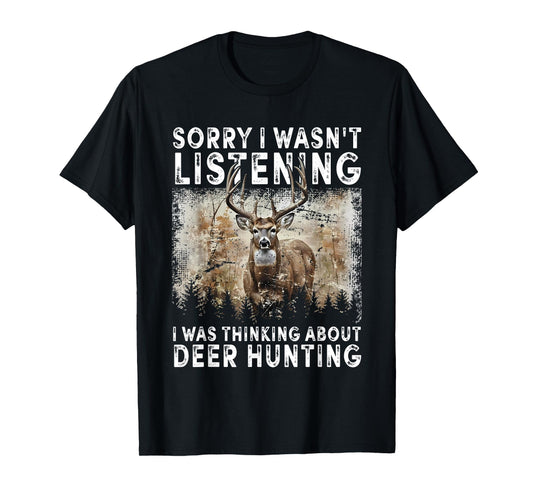 Deer Hunting Art for Men Women Wildlife Hunter Deer Hunting T-Shirt