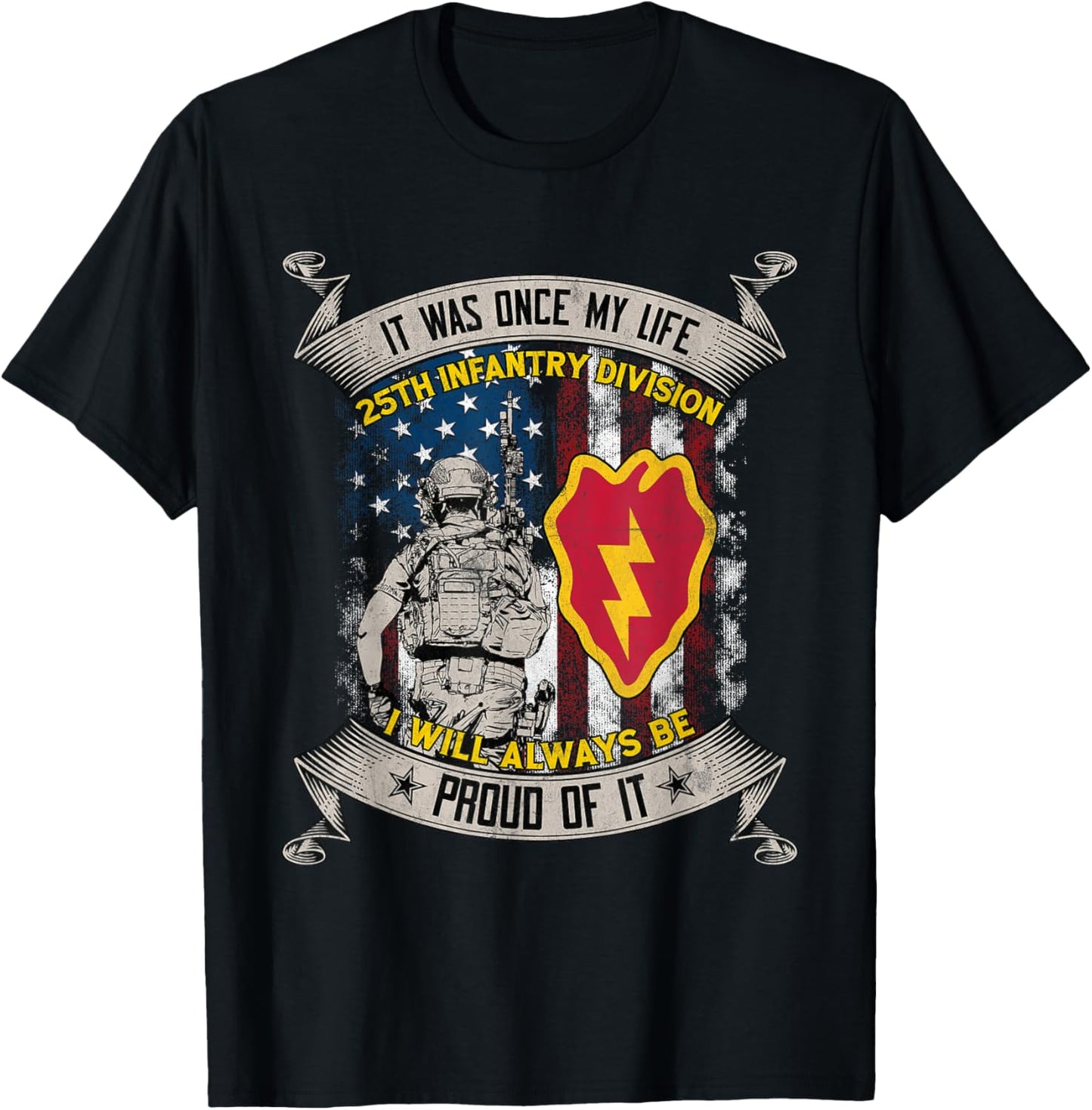 25th Infantry Division Veteran Schofield Barracks Hawaii Tee T-Shirt