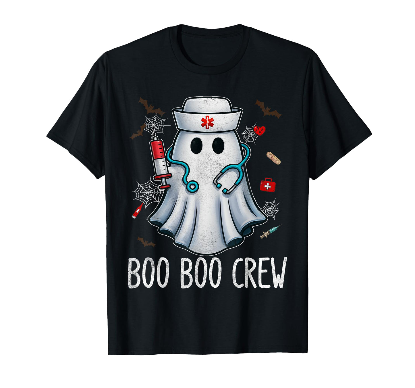 Boo Boo Crew Nurse Nursing Halloween Costumes Men Women T-Shirt