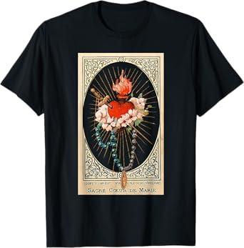 Immaculate Heart Of Mary Marian Catholic T-Shirt