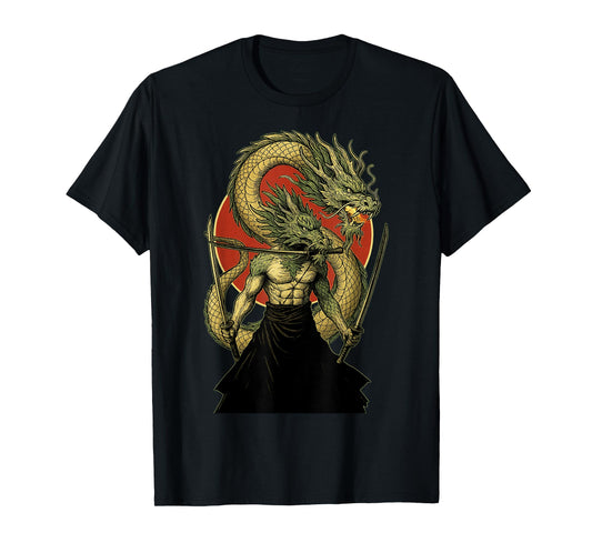 Zoro Pirate - Samurai Anime Funny Manga Dragon Warrior T-Shirt