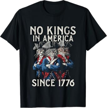 No Kings Cat T-Shirt