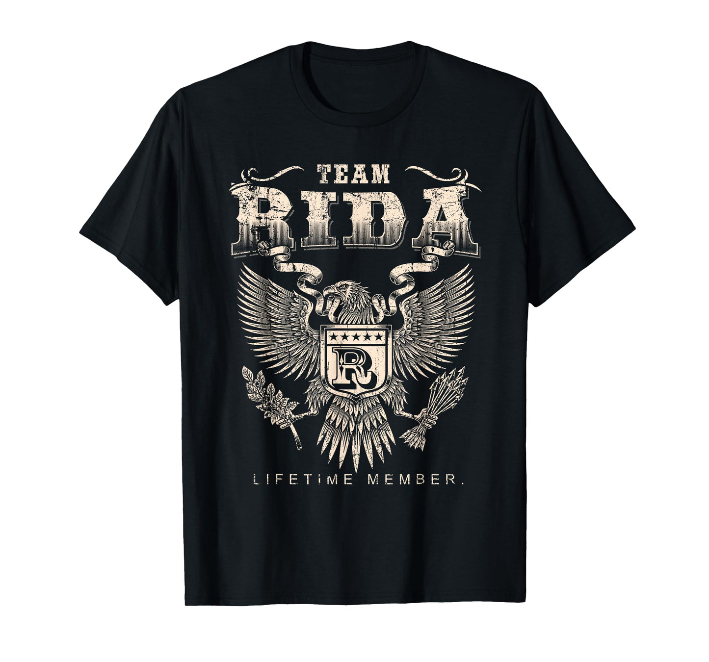 Team Rida Lifetime Member - Rida Name T-Shirt