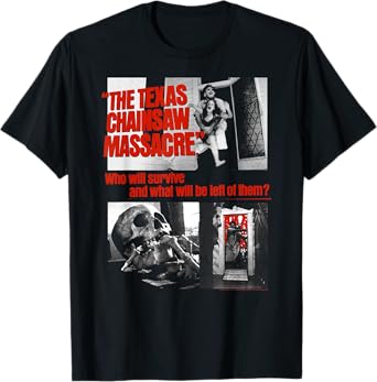 The Texas Chainsaw Massacre What Will Be Left Collage Horror T-Shirt