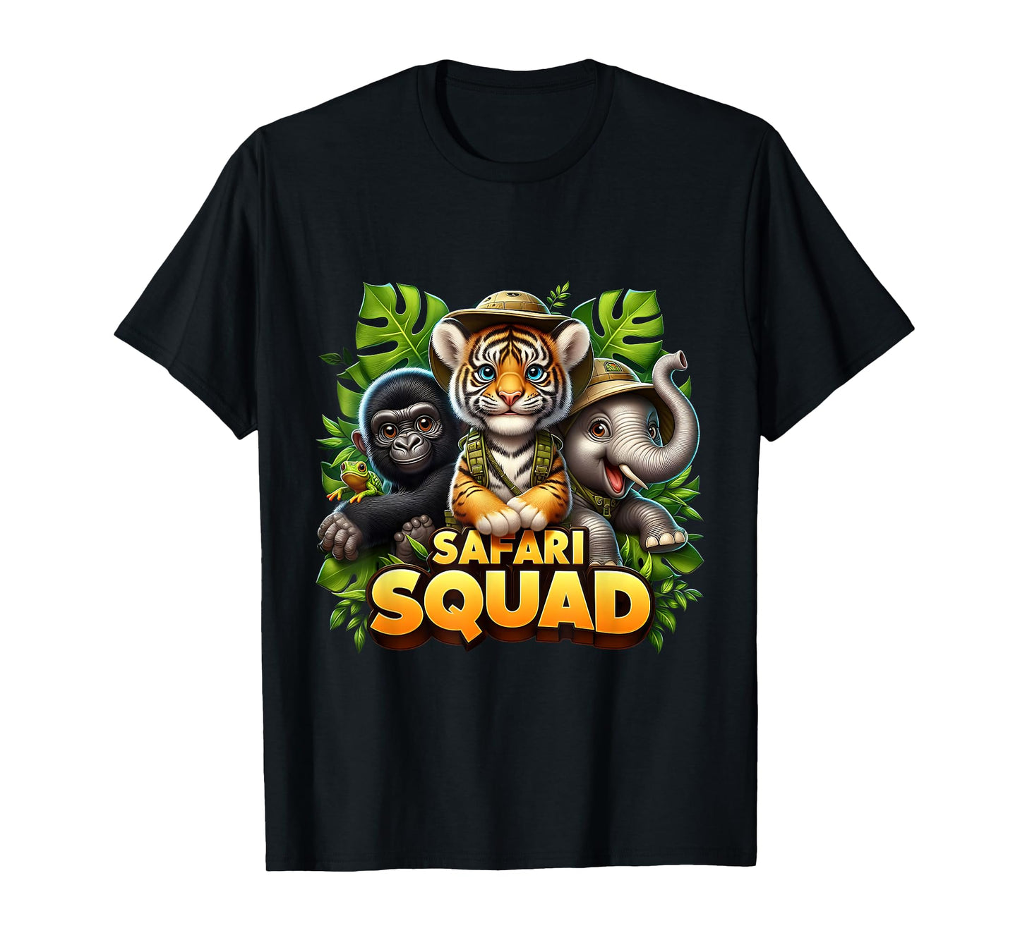Animals Safari Squad Sunset Wildlife Zoo Wildlife Team T-Shirt