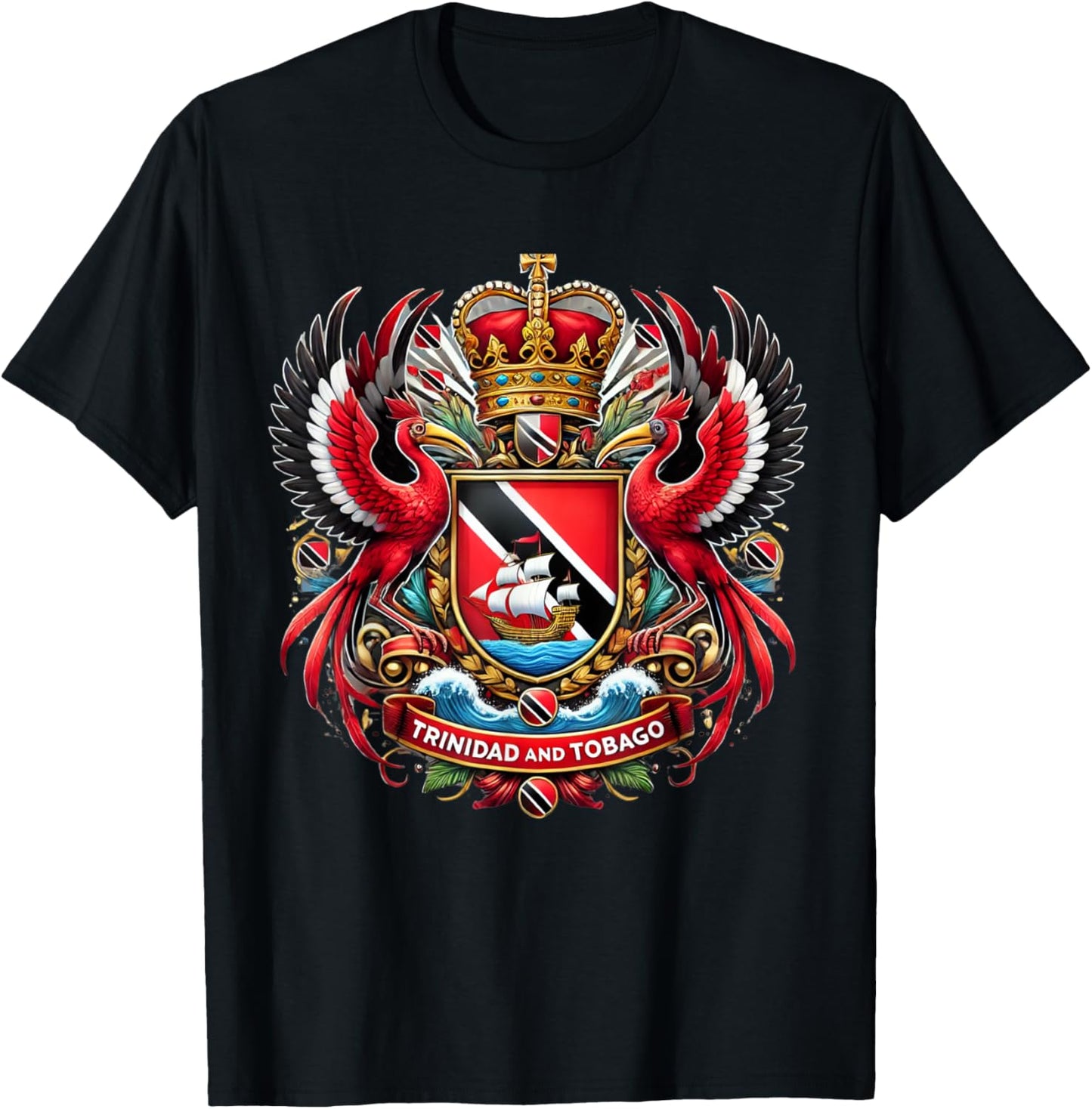 Trinidad & Tobago Clothing Trinidad Souvenir Trinidad Flag T-Shirt