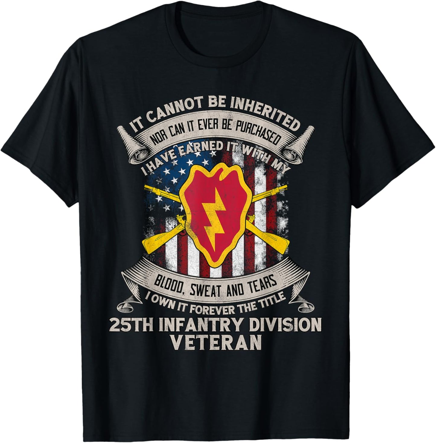 25th Infantry Division Veteran Schofield Barracks Hawaii Tee T-Shirt