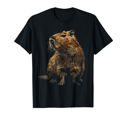 Capybara Lover Forest Rodent Wildlife Capybara Animal T-Shirt