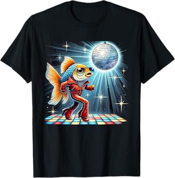 Aesthetic Fish Disco T-Shirt