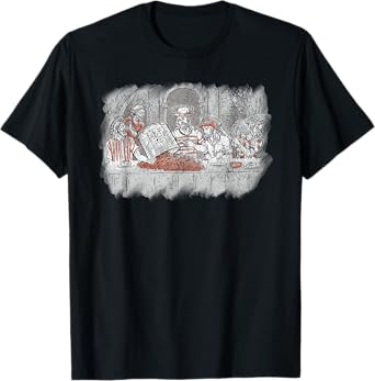 Last Supper Crab Boil Crawfish Funny Jesus Christian God T-Shirt