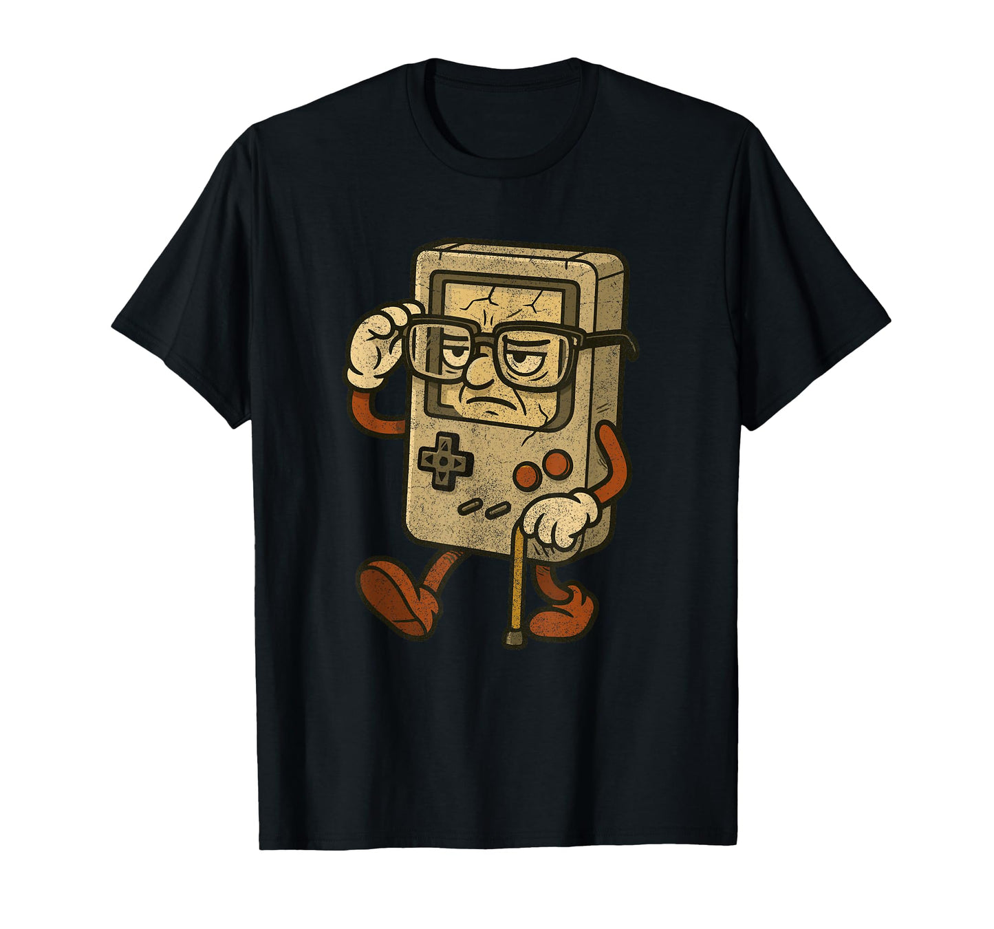 Funny Vintage Old Gamer Retro Video Game Old Gamer T-Shirt