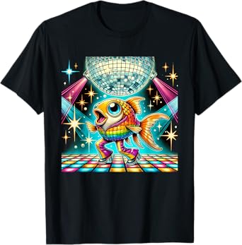 Aesthetic Fish Disco T-Shirt
