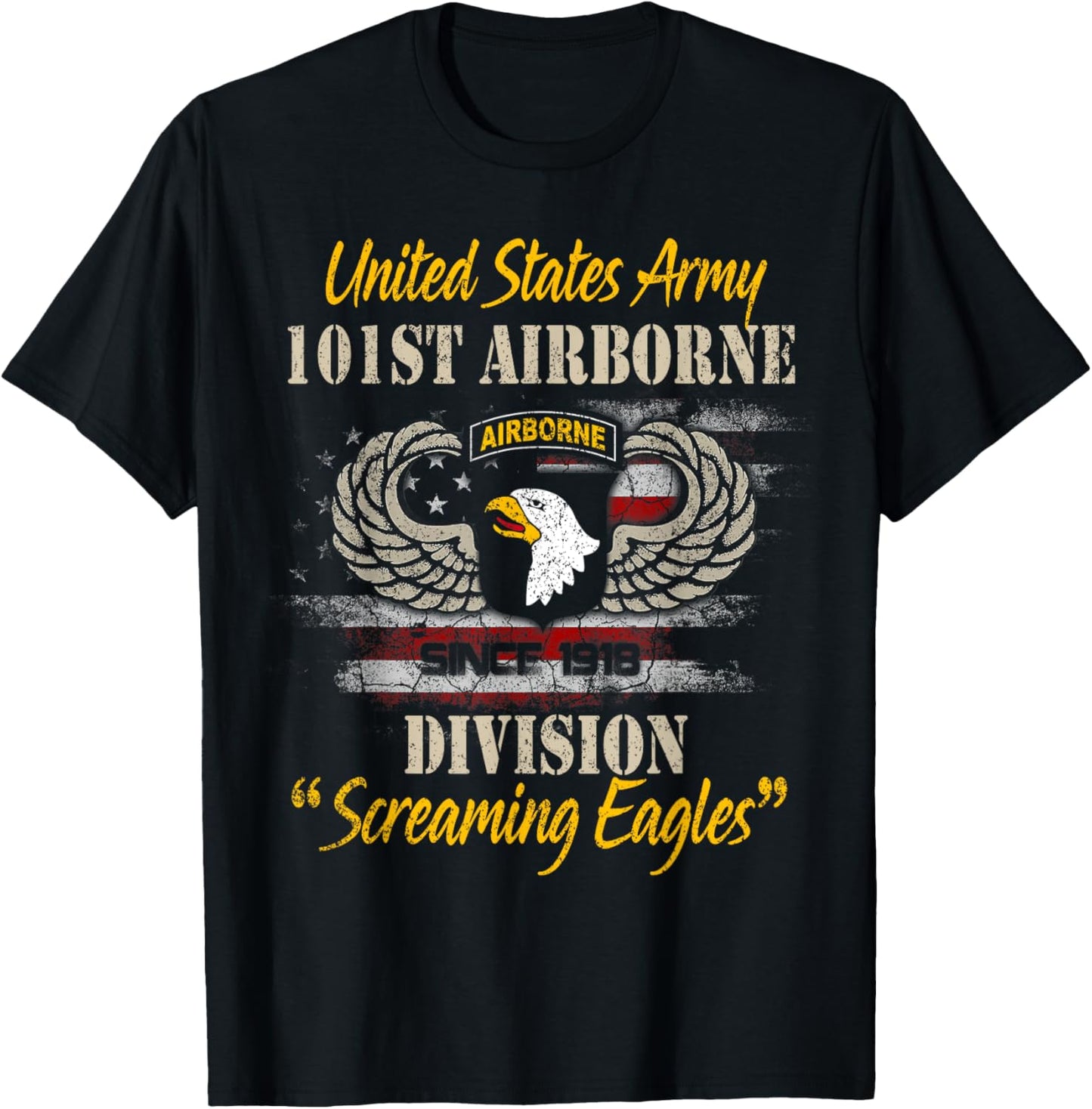 U.S Army 101st Airborne Division Veteran Tshirt Veterans Day T-Shirt