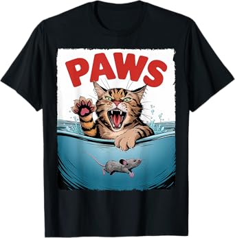 Parody Cat Mouse Kitten Gifts For Cat Lover Cat Mom Cat Dad T-Shirt for Men Women Kids