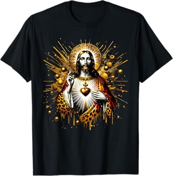 Sacred Heart of Jesus Catholic Devotion Faith T-Shirt