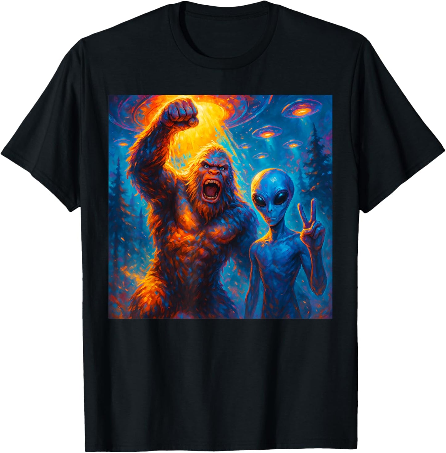 Bigfoot Alien T-Shirt