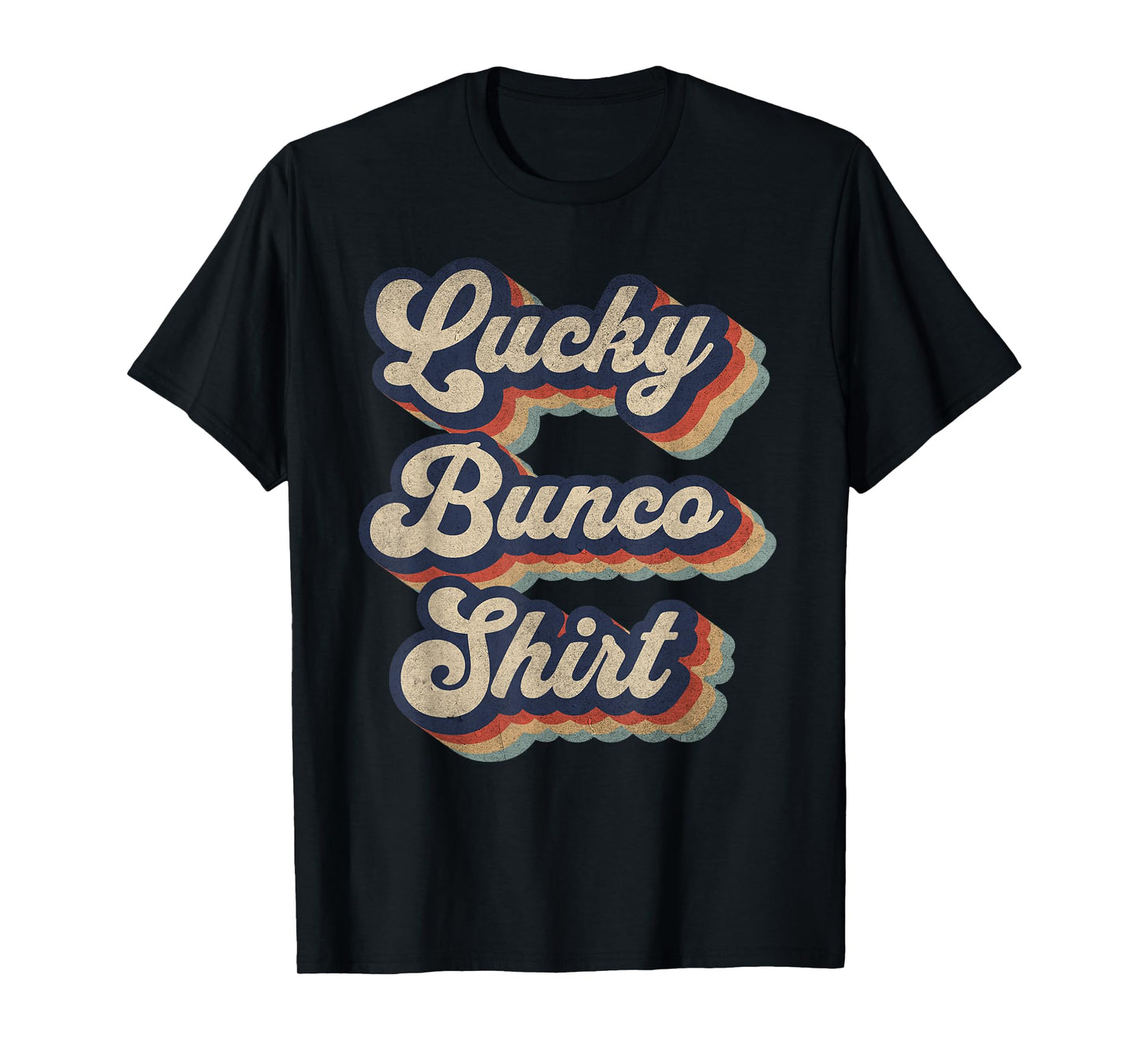 Lucky Bunco Shirt Vintage Bunco Dice Game T-Shirt