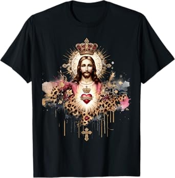 Sacred Heart of Jesus Catholic Devotion Faith T-Shirt