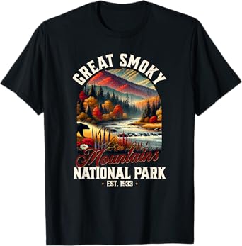 Retro Great Smoky Mountains National Park | Vintage USA T-Shirt