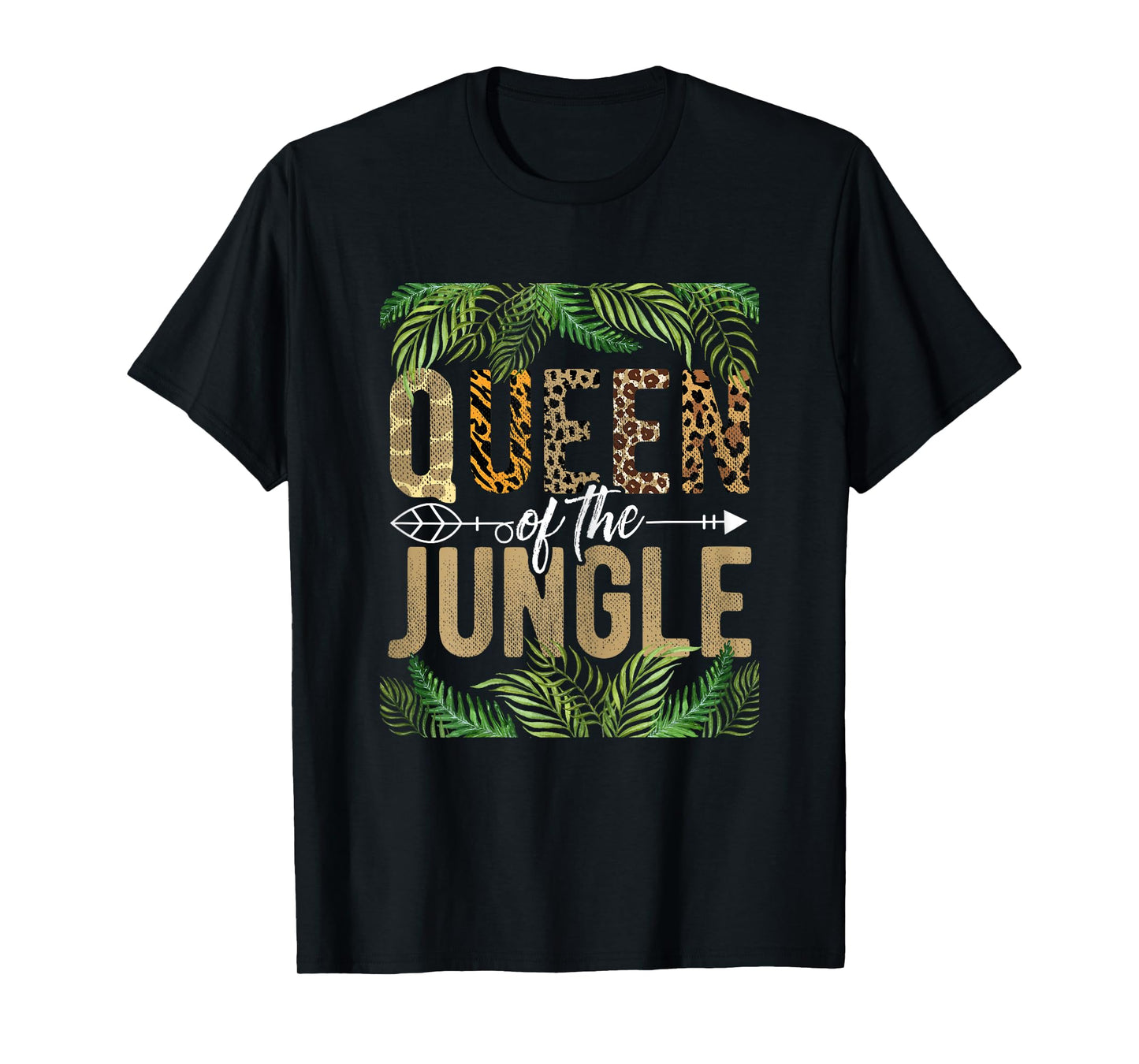 Queen Of The Jungle Queen Jungle Safari Wildlife Animals T-Shirt