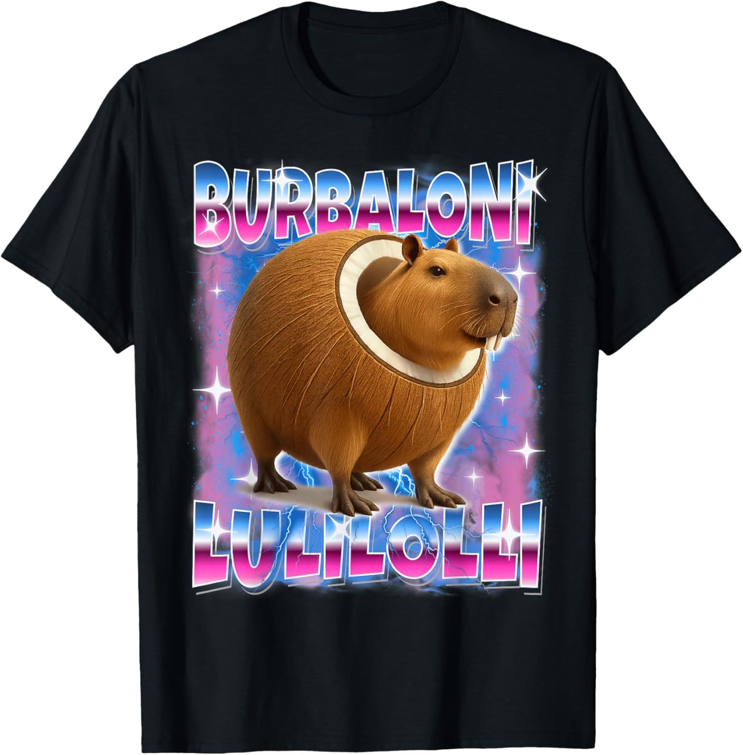 Burbaloni-Lulilolli Italian-Brainrot AI Generated Kids Men T-Shirt