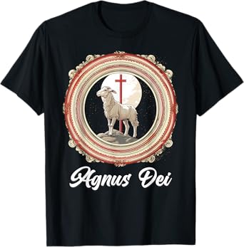Agnus Dei Sanctus Traditional Latin Mass Catholic T-Shirt